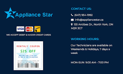 Appliance Star Appliance Repair and installation services